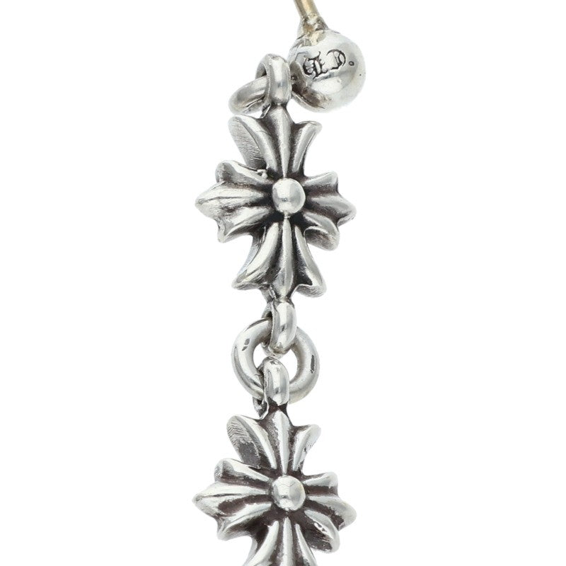 Chrome Hearts Tiny E CH Plus 3 Silver Earring Size ONE SIZE