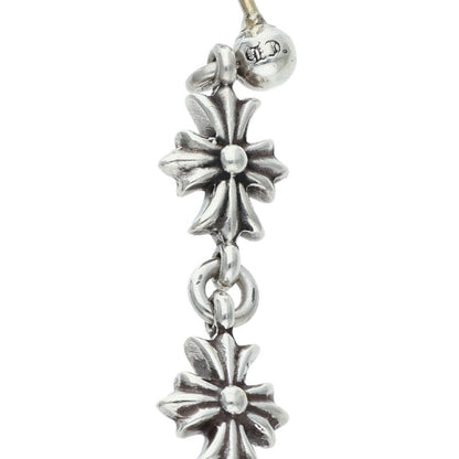 Chrome Hearts Tiny E CH Plus 3 Silver Earring Size ONE SIZE