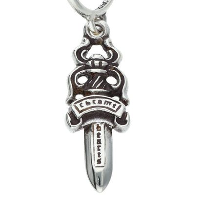 Chrome Hearts #5 Dagger Hoop Silver Earring Size ONE SIZE