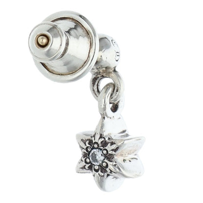 Chrome Hearts TNY STR DRP 1 DIA Silver Earring Size ONE SIZE