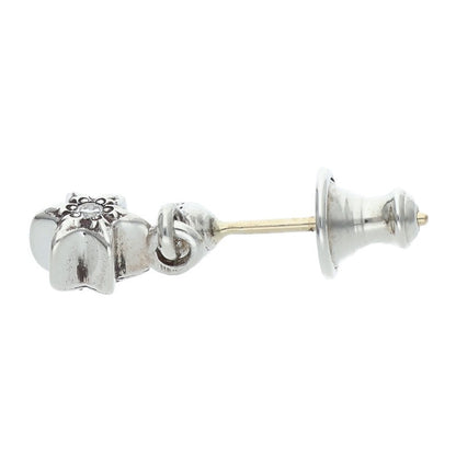 Chrome Hearts TNY STR DRP 1 DIA Silver Earring Size ONE SIZE