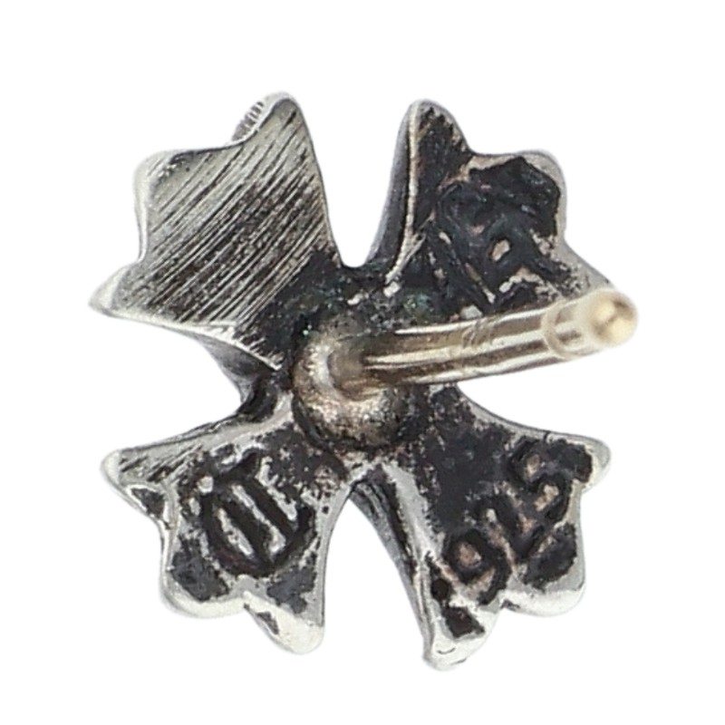 Chrome Hearts No2 CH PLS Stud Silver Earring Size ONE SIZE