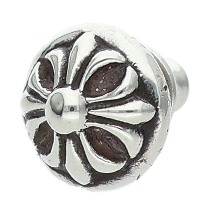Chrome Hearts STUD CRSBLL Silver Earring Size ONE SIZE