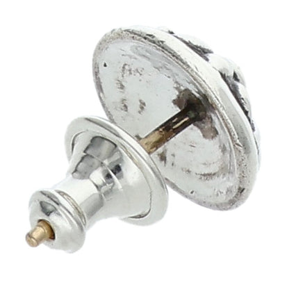 Chrome Hearts STUD CRSBLL Silver Earring Size ONE SIZE