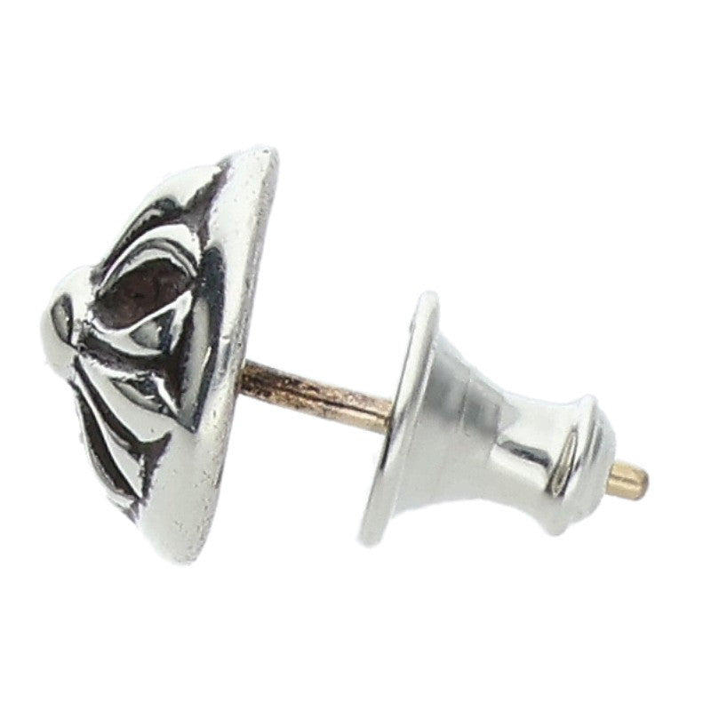 Chrome Hearts STUD CRSBLL Silver Earring Size ONE SIZE
