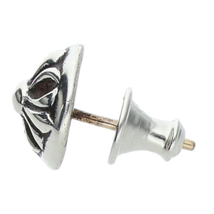 Chrome Hearts STUD CRSBLL Silver Earring Size ONE SIZE