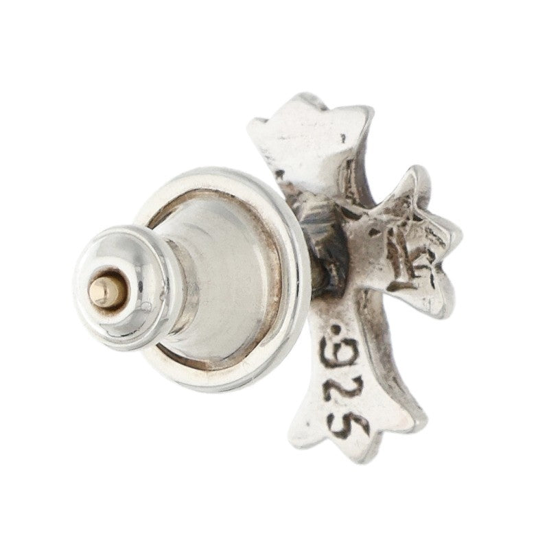 Chrome Hearts No2 CH Cross Stud Silver Earring