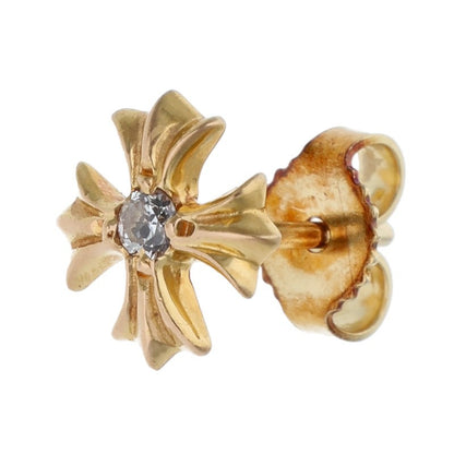 Chrome Hearts 22K CH Plus Stud 1 Gold Earring Size ONE SIZE