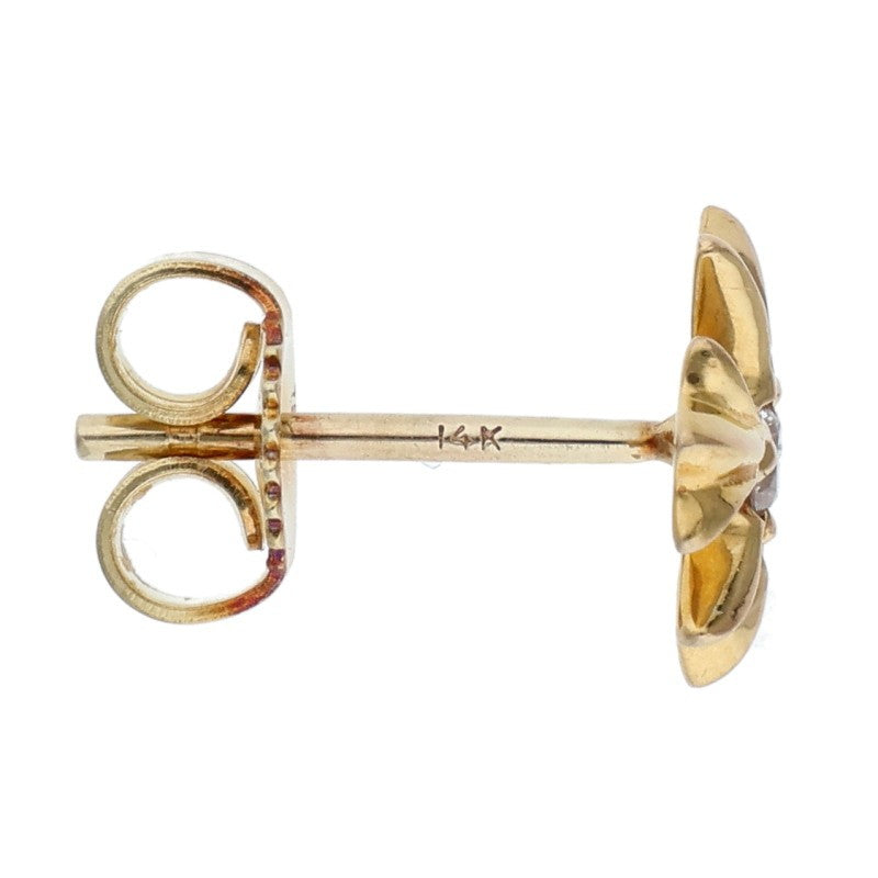 Chrome Hearts 22K CH Plus Stud 1 Gold Earring Size ONE SIZE