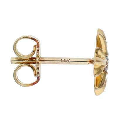 Chrome Hearts 22K CH Plus Stud 1 Gold Earring Size ONE SIZE