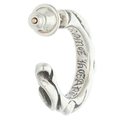 Chrome Hearts Scroll Hoop 925 Silver Earring