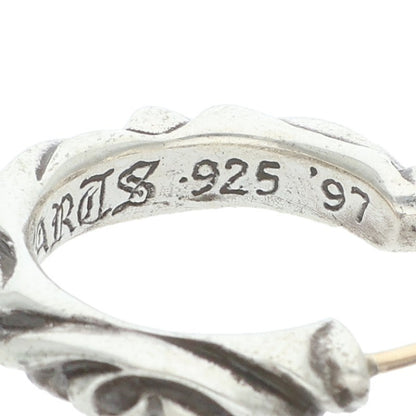 Chrome Hearts Scroll Hoop 925 Silver Earring