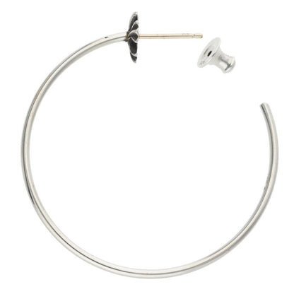 Chrome Hearts CH PLS Silver Hoop Earring Size ONE SIZE