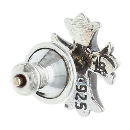 Chrome Hearts 925 Silver CH Cross Stud Earring Size ONE SIZE