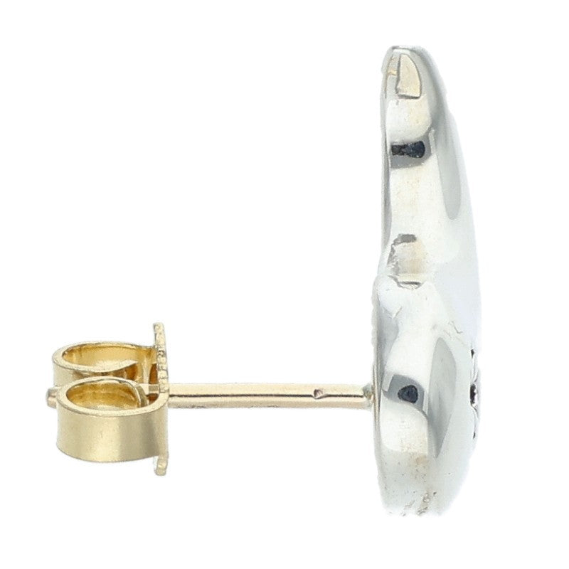 Chrome Hearts Yin Yang Silver & Gold Earring