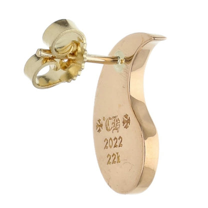 Chrome Hearts 22K Yin Yang Yellow Gold Earring