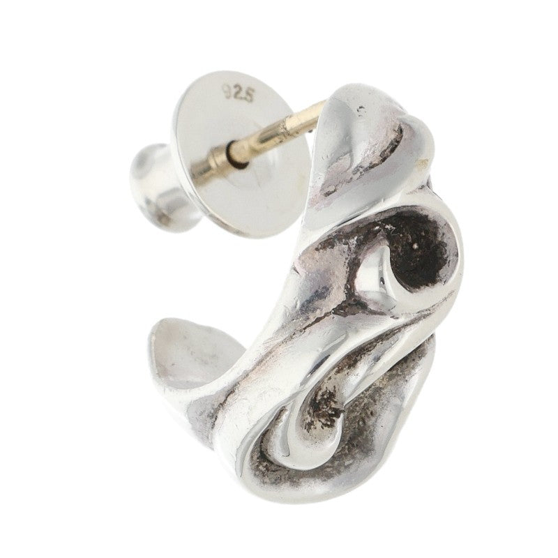 Chrome Hearts Carved Teardrop Silver Earring