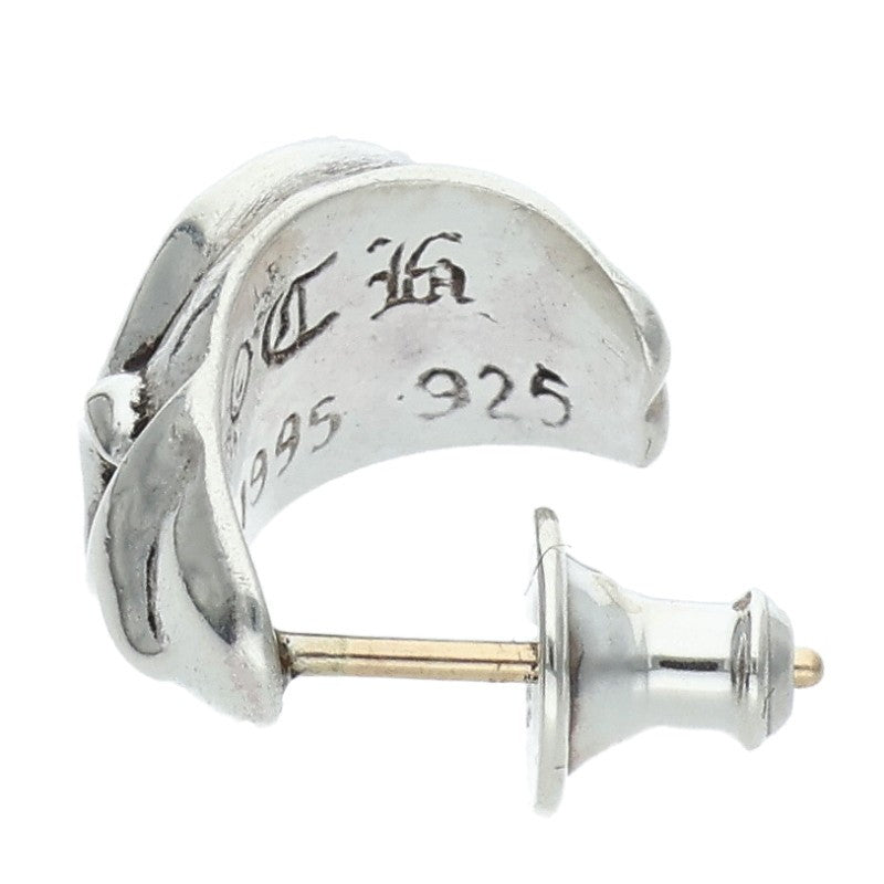Chrome Hearts Carved Teardrop Silver Earring