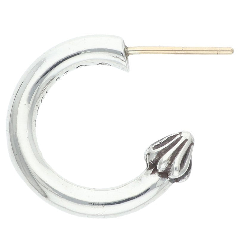 Chrome Hearts Plain Hoop 925 Silver Earring