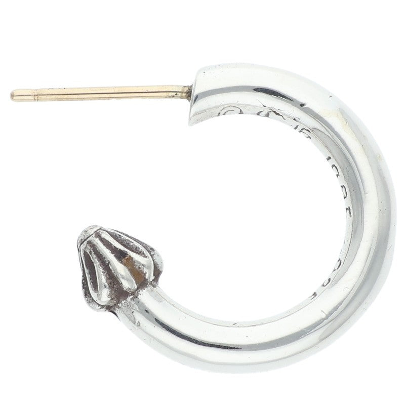 Chrome Hearts Plain Hoop 925 Silver Earring