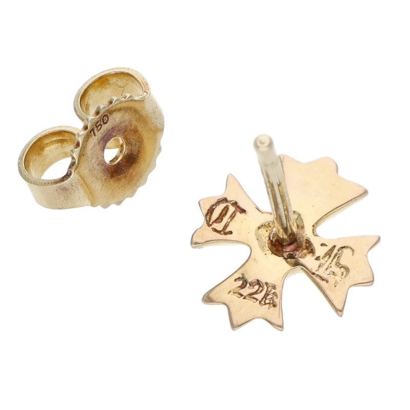 Chrome Hearts 22K #2 CH Plus Diamond Earring Size ONE SIZE