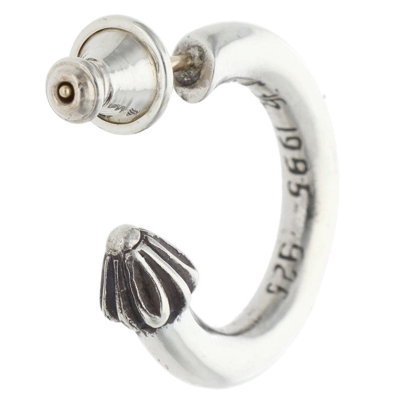 Chrome Hearts HOOP PLAIN Silver Earring Size ONE SIZE