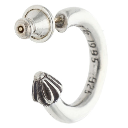 Chrome Hearts HOOP PLAIN Silver Earring Size ONE SIZE