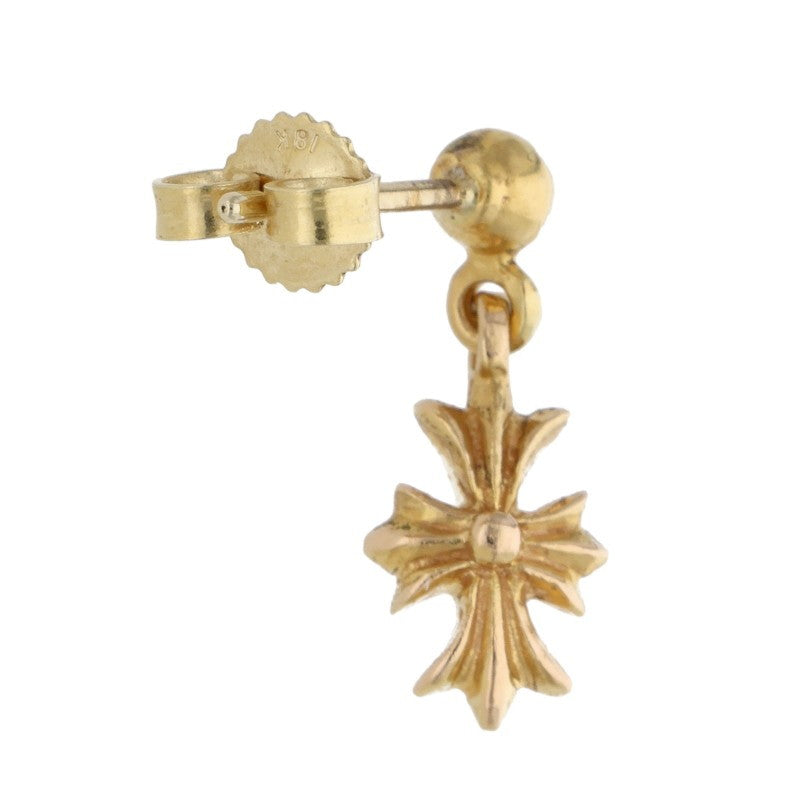 Chrome Hearts 22K TNY E CH PLS Gold Earring Size ONE Yellow
