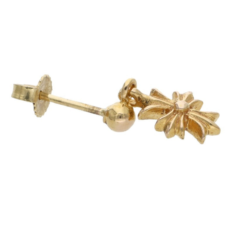 Chrome Hearts 22K TNY E CH PLS Gold Earring Size ONE Yellow