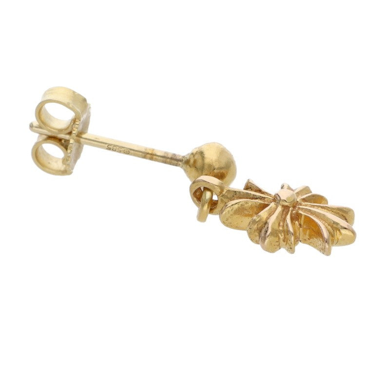 Chrome Hearts 22K TNY E CH PLS Gold Earring Size ONE Yellow