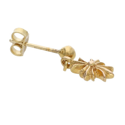 Chrome Hearts 22K TNY E CH PLS Gold Earring Size ONE Yellow