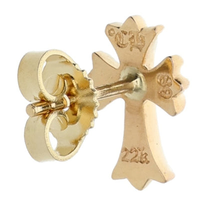 Chrome Hearts 22K No2 CH CRS Gold Stud Earring Size ONE SIZE
