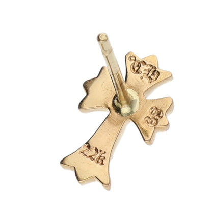 Chrome Hearts 22K No2 CH CRS Gold Stud Earring Size ONE SIZE
