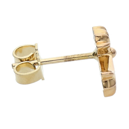 Chrome Hearts 22K No2 CH CRS Gold Stud Earring Size ONE SIZE