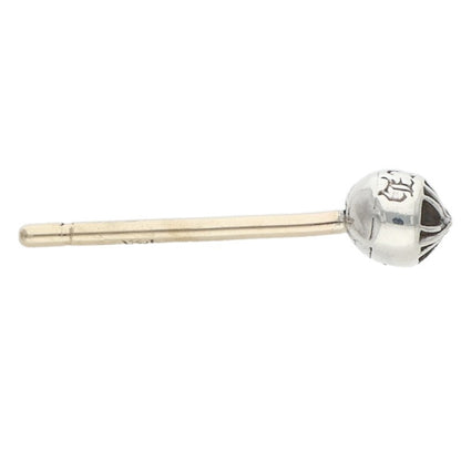 Chrome Hearts Mini Cross Ball Earring Silver Size ONE SIZE