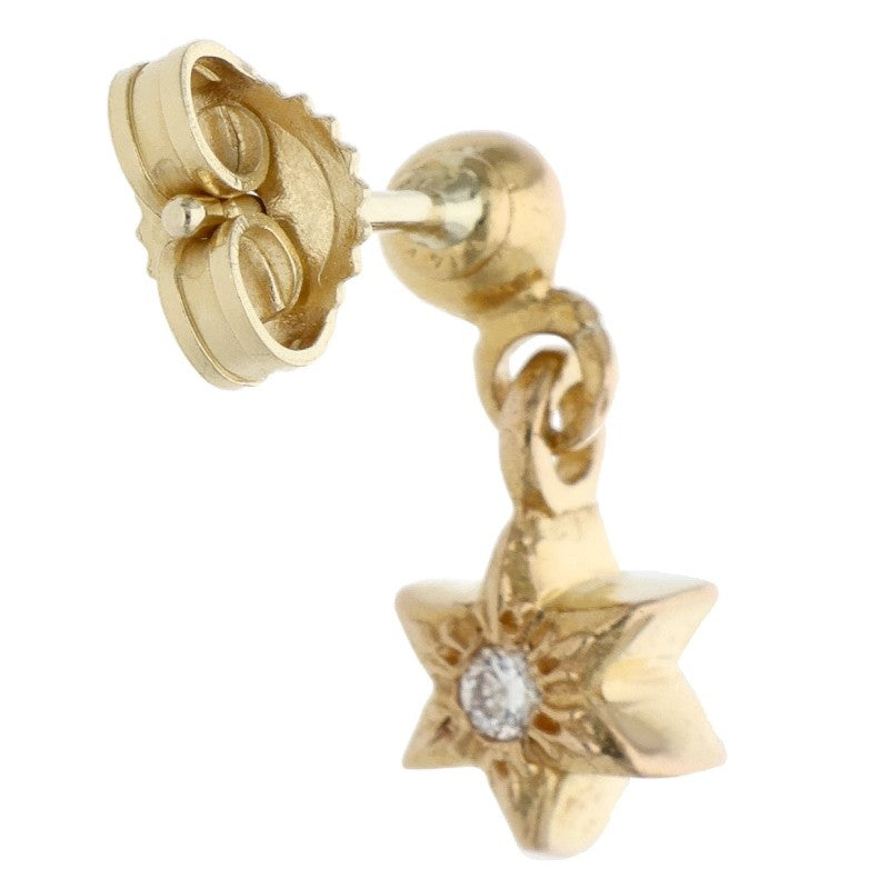 Chrome Hearts 22K TNY STR DRP Diamond Earring