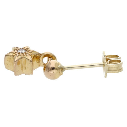 Chrome Hearts 22K TNY STR DRP Diamond Earring