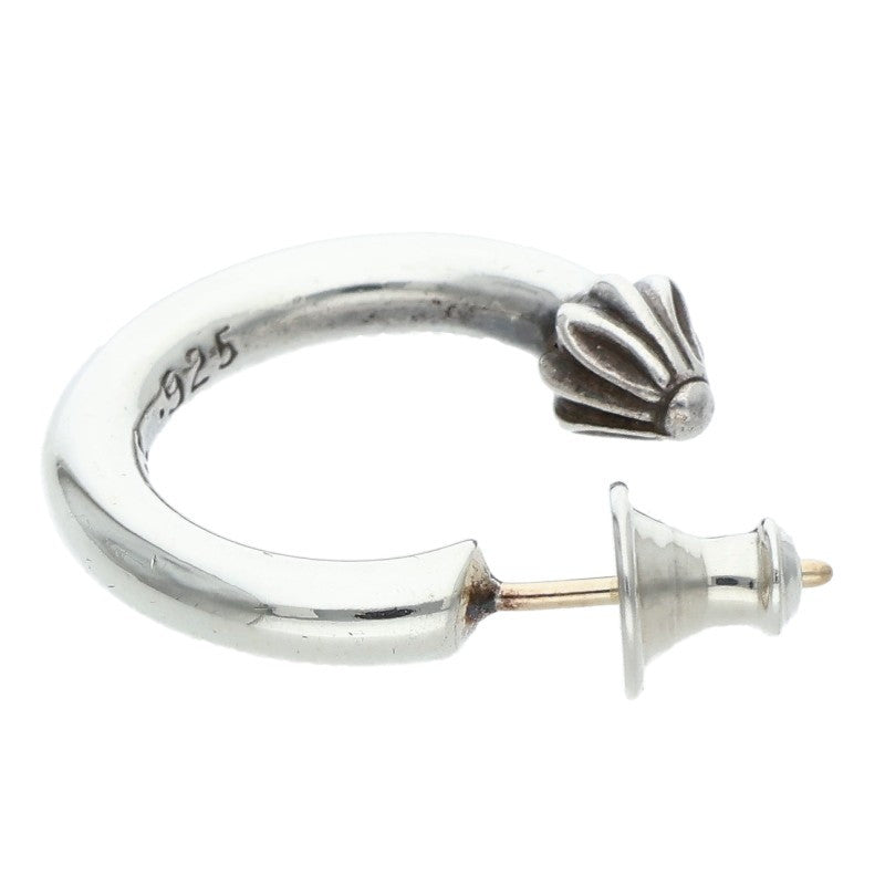 Chrome Hearts HOOP PLAIN Single Silver Earring Size ONE SIZE