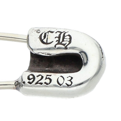 Chrome Hearts ER Safety Pin 925 Silver Earring Size ONE SIZE