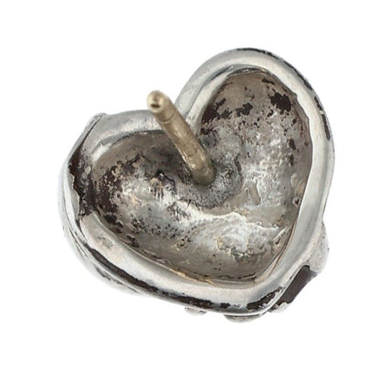 Chrome Hearts Heart Stud Silver Earring