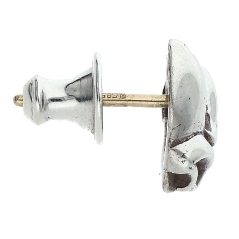Chrome Hearts Heart Stud Silver Earring