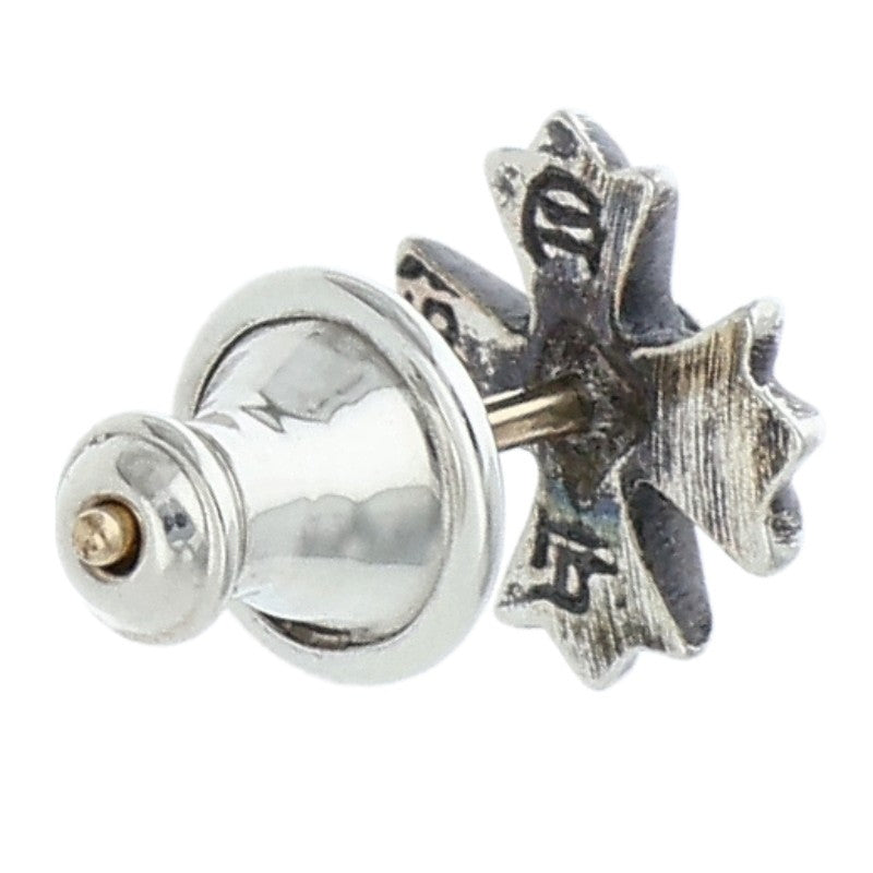 Chrome Hearts #2 CH Plus Stud Silver Earring Size ONE SIZE