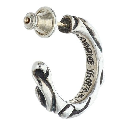Chrome Hearts HOOP SCROOL 1 Silver Earring