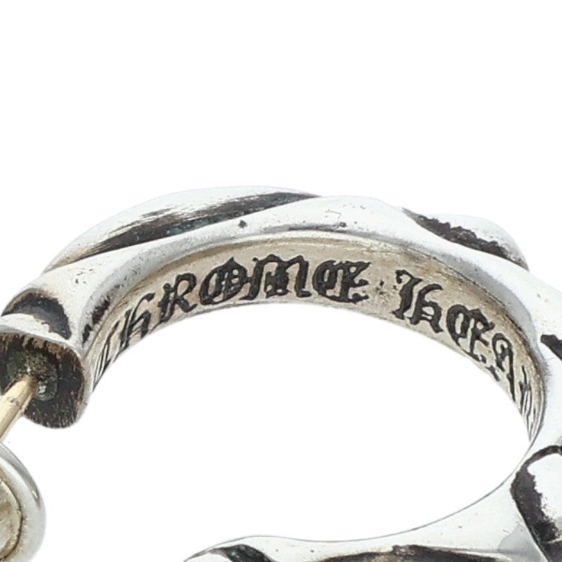 Chrome Hearts HOOP SCROOL 1 Silver Earring