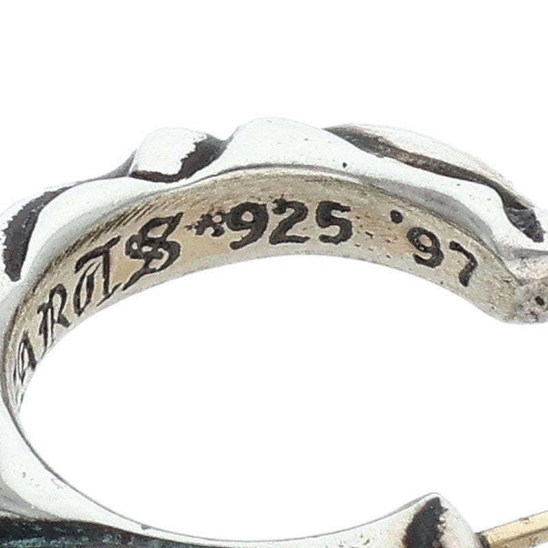Chrome Hearts HOOP SCROOL 1 Silver Earring