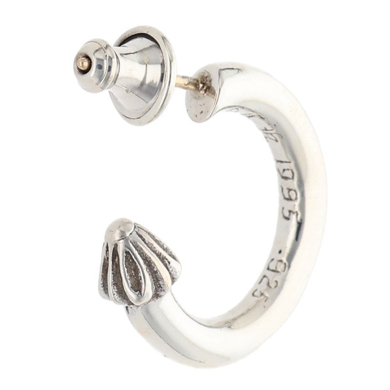Chrome Hearts Plain Hoop 925 Silver Earring