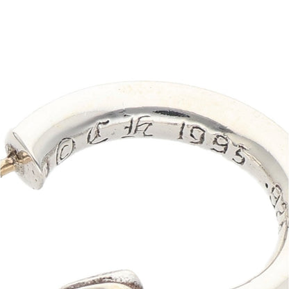 Chrome Hearts Plain Hoop 925 Silver Earring