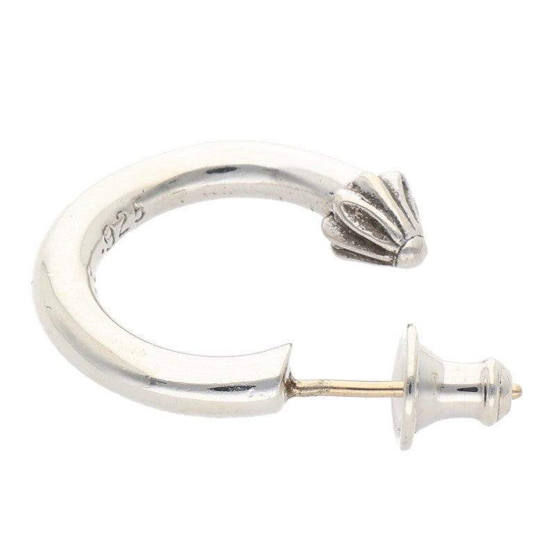 Chrome Hearts Plain Hoop 925 Silver Earring