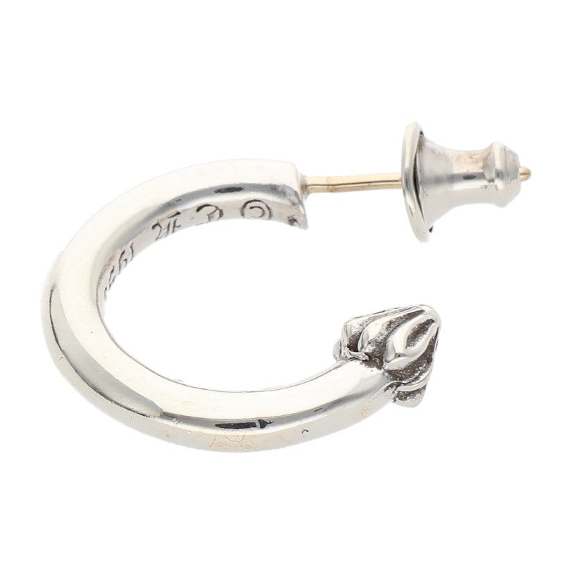 Chrome Hearts Plain Hoop 925 Silver Earring