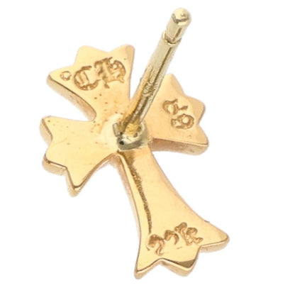 Chrome Hearts 22K CH Cross Fat Gold Earring